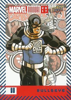 2017 Upper Deck Marvel Annual - Blue Foil #80 Bullseye Front
