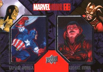2017 Upper Deck Marvel Annual - Dual Comic Patches #DCP-5 Captain America / Madame Hydra Front