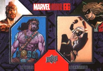 2017 Upper Deck Marvel Annual - Dual Comic Patches #DCP-9 Hercules / Mockingbird Front