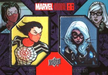 2017 Upper Deck Marvel Annual - Dual Comic Patches #DCP-10 Silk / Black Cat Front