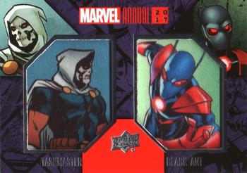 2017 Upper Deck Marvel Annual - Dual Comic Patches #DCP-16 Taskmaster / Black Ant Front