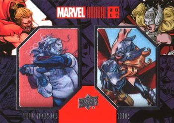 2017 Upper Deck Marvel Annual - Dual Comic Patches #DCP-19 Thor Odinson / Thor Front