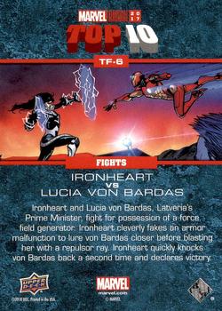 2017 Upper Deck Marvel Annual - Top 10 Fights #TF-6 Lucio / Ironheart Back