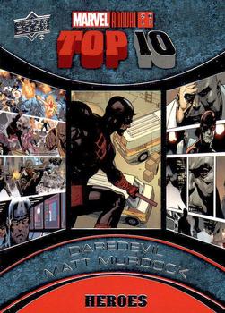 2017 Upper Deck Marvel Annual - Top 10 Heroes #TH-4 Daredevil Front