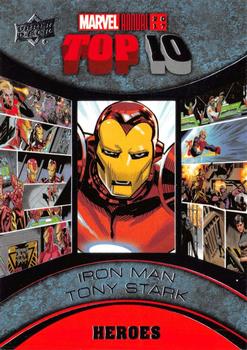 2017 Upper Deck Marvel Annual - Top 10 Heroes #TH-5 Iron Man Front