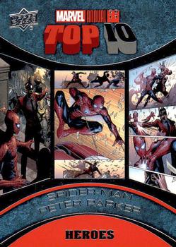 2017 Upper Deck Marvel Annual - Top 10 Heroes #TH-6 Spider-Man Front