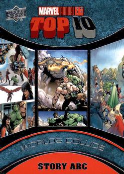 2017 Upper Deck Marvel Annual - Top 10 Story Arcs #TS-10 Worlds Collide Front