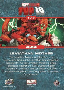 2017 Upper Deck Marvel Annual - Top 10 Villains #TV-7 Leviathan Mother Back