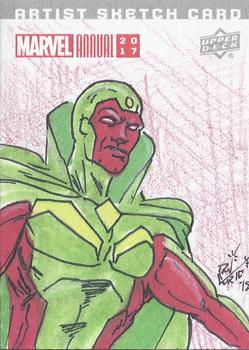 2017 Upper Deck Marvel Annual - Sketches #NNO Dan Curto Front