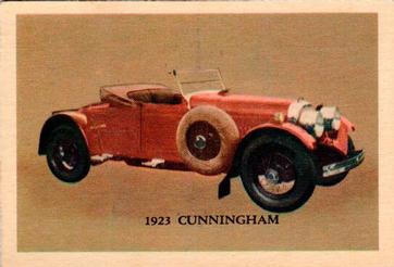1959 Parkhurst Old Time Cars (V339-16) #49 1923 Cunningham Front