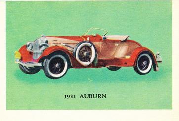 1959 Parkhurst Old Time Cars (V339-16) #63 1931 Auburn Front