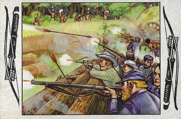 1956 Parkhurst Frontier Days (V339-5) #13 Hayfield Fight Front