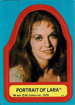 1978 O-Pee-Chee Superman: The Movie - Stickers #NNO Portrait of Lara Front