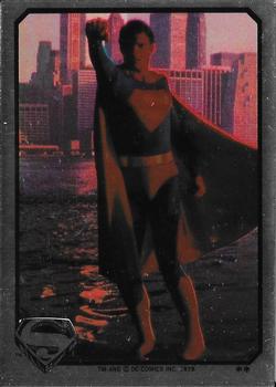 1978 O-Pee-Chee Superman: The Movie - Foil Stickers #NNO Fist Forward Front