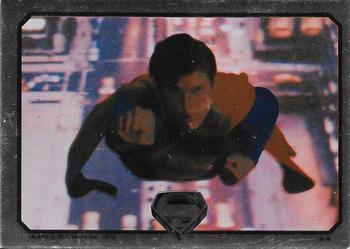 1978 O-Pee-Chee Superman: The Movie - Foil Stickers #NNO Flying Forward Front