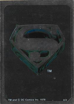 1978 O-Pee-Chee Superman: The Movie - Foil Stickers #NNO Superman Insignia Front