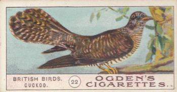 1905 Ogden's British Birds #22 Cuckoo Front