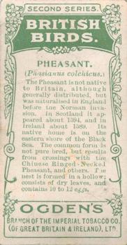1909 Ogden's British Birds 2nd Series #55 Pheasant Back