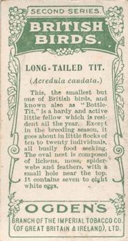 1909 Ogden's British Birds 2nd Series #67 Long-Tailed Tit Back