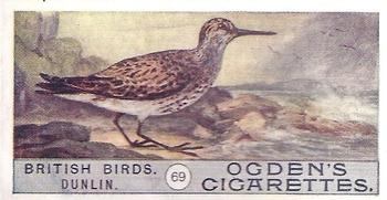 1909 Ogden's British Birds 2nd Series #69 Dunlin Front