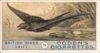 1909 Ogden's British Birds 2nd Series #79 Swift Front