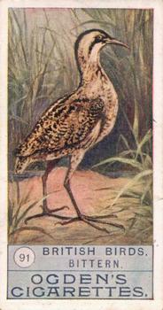 1909 Ogden's British Birds 2nd Series #91 Bittern Front