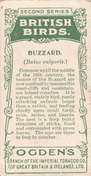 1909 Ogden's British Birds 2nd Series #99 Buzzard Back
