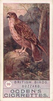 1909 Ogden's British Birds 2nd Series #99 Buzzard Front