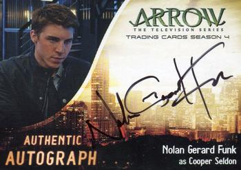 2017 Cryptozoic Arrow Season 4 - Autographs #NGF Nolan Gerard Funk Front