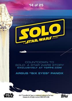 2018 Topps Countdown to Solo: A Star Wars Story #14 Argus 
