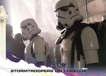 2018 Topps Countdown to Solo: A Star Wars Story #24 Stormtroopers on Corellia Front