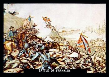1961 Rosan U.S. Army in Action (W528-2) #10 Battle Of Franklin Front