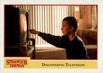 2018 Topps Stranger Things #36 Discovering Television Front