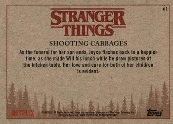 2018 Topps Stranger Things #61 Shooting Cabbages Back