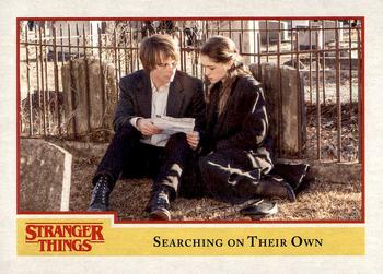 2018 Topps Stranger Things #62 Searching on Their Own Front
