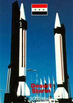 1991 DSI Desert Storm Weapons & Specifications #6 SCUD Mobile Intermediate Range Ballistic Missile Front