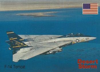1991 DSI Desert Storm Weapons & Specifications #7 F-14 Tomcat Front