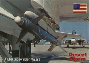 1991 DSI Desert Storm Weapons & Specifications #8 AIM-9 Sidewinder Air-to-Air Missile Front