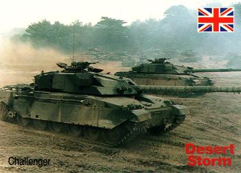 1991 DSI Desert Storm Weapons & Specifications #29 Challenger - British Main Battle Tank Front