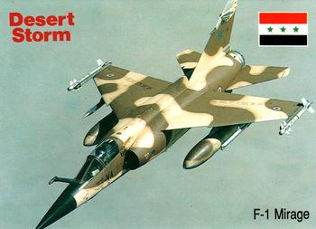 1991 DSI Desert Storm Weapons & Specifications #31 F-1 Mirage Fighter/Attack Plane Front