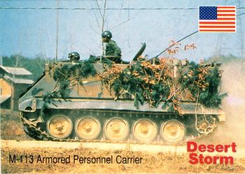 1991 DSI Desert Storm Weapons & Specifications #33 M-113 Armored Personnel Carrier Front