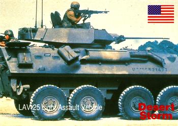 1991 DSI Desert Storm Weapons & Specifications #38 LAV-25 Light Assault Vehicle Front