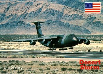 1991 DSI Desert Storm Weapons & Specifications #39 C-5 Galaxy Front