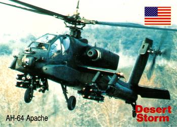 1991 DSI Desert Storm Weapons & Specifications #43 AH-64 Apache Attack Helicopter Front