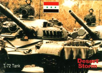 1991 DSI Desert Storm Weapons & Specifications #44 T-72 Main Battle Tank Front