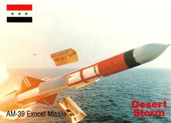 1991 DSI Desert Storm Weapons & Specifications #49 AM-39 Exocet Missile Front