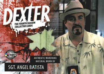 2012 Breygent Dexter Season 4 - Costume #ABG Angel Batista Front