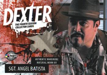 2012 Breygent Dexter Season 4 - Costume #ABR Angel Batista Front