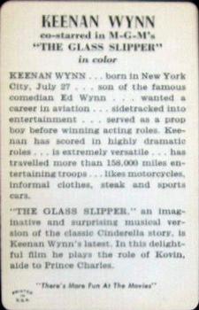 1955 Movie Stars of M-G-M (F272-20) #NNO Keenan Wynn Back