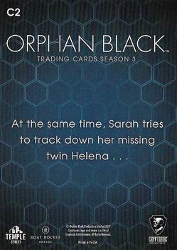 2017 Cryptozoic Orphan Black Season 3 - Chain #C2 Sarah Manning Back